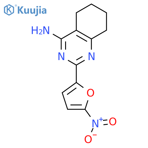 4-Quinazolinamine, 5,6,7,8-tetrahydro-2-(5-nitro-2-furanyl)- structure
