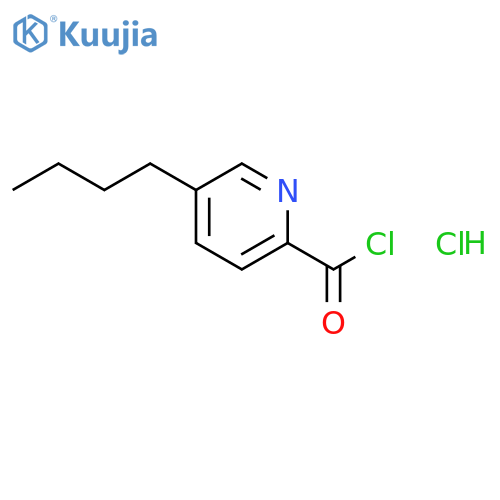 2-Pyridinecarbonyl chloride, 5-butyl-, hydrochloride structure