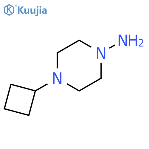 4-cyclobutylpiperazin-1-amine structure