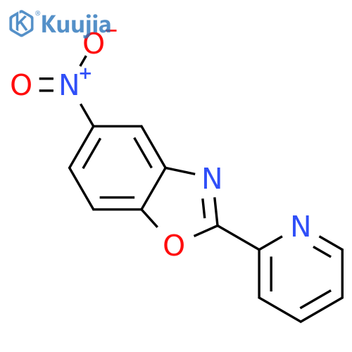 Benzoxazole, 5-nitro-2-(2-pyridinyl)- structure