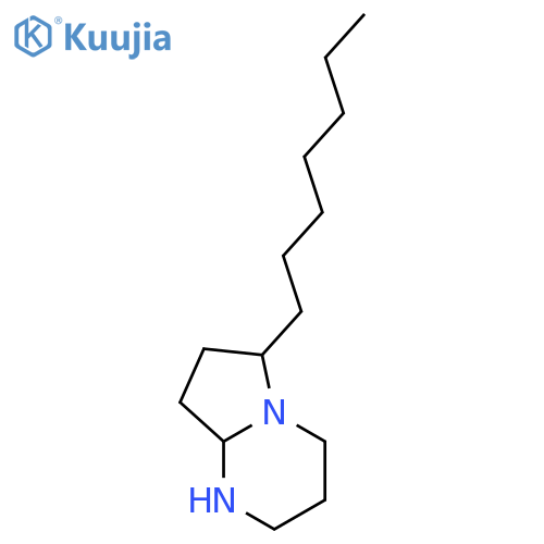 Pyrrolo[1,2-a]pyrimidine, 6-heptyloctahydro- structure