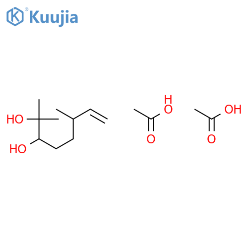 7-Octene-2,3-diol, 2,6-dimethyl-, diacetate structure