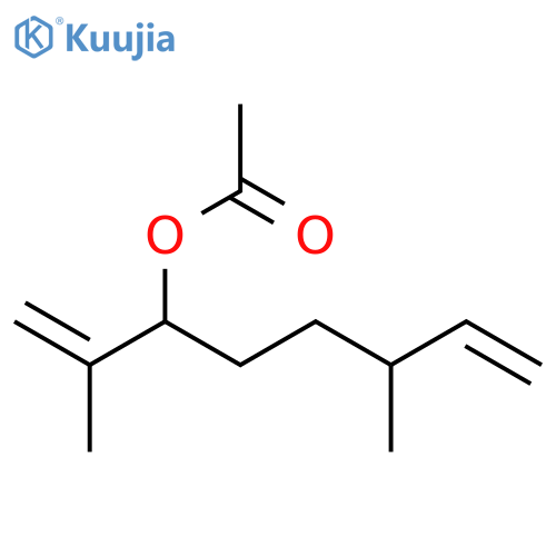 1,7-Octadien-3-ol,2,6-dimethyl-, 3-acetate structure