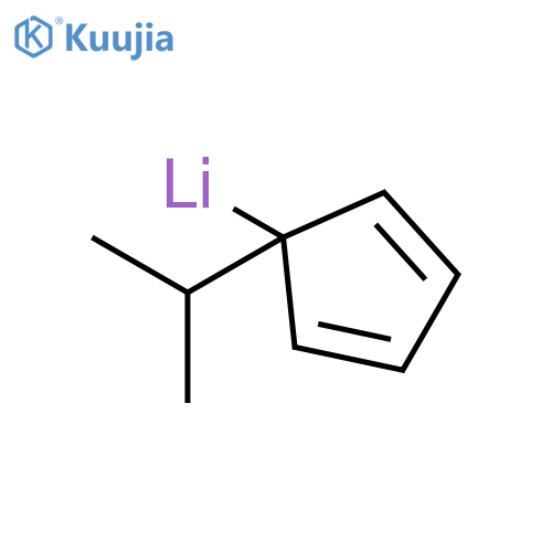 Lithium, [1-(1-methylethyl)-2,4-cyclopentadien-1-yl]- structure