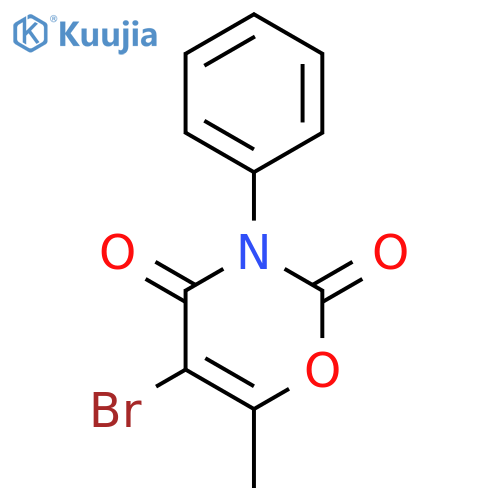 2H-1,3-Oxazine-2,4(3H)-dione, 5-bromo-6-methyl-3-phenyl- structure