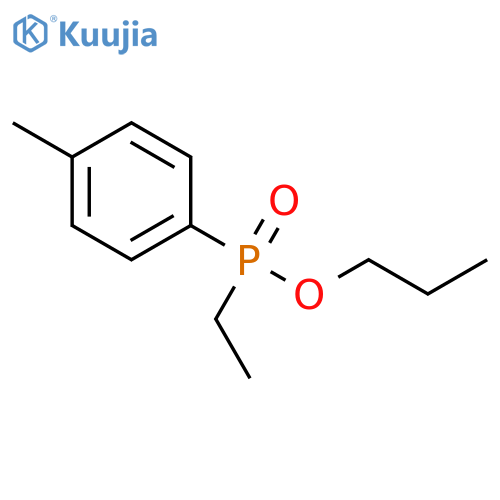Phosphinic acid, ethyl(4-methylphenyl)-, propyl ester structure