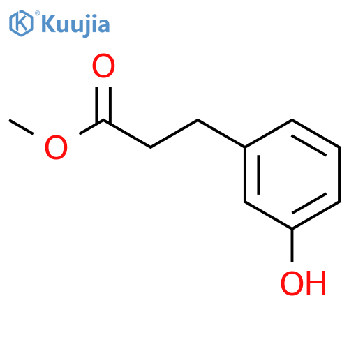 Methyl 3-(3-hydroxyphenyl)propanoate structure