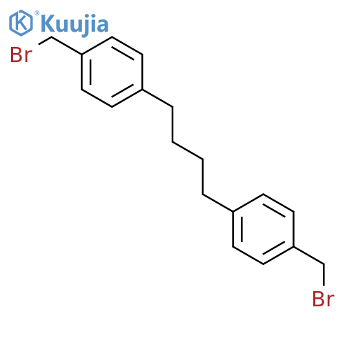 Benzene, 1,1'-(1,4-butanediyl)bis[4-(bromomethyl)- structure