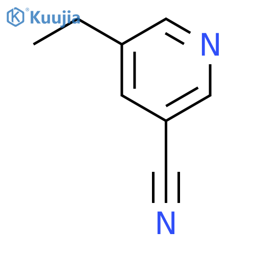 5-Ethylnicotinonitrile structure