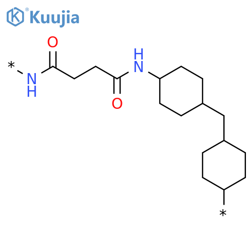 POLY[IMINO(1,4-DIOXO-1,4-BUTANEDIYL)IMINO-1,4-CYCLOHEXANEDIYLMETHYLENE-1,4-CYCLOHEXANEDIYL] structure