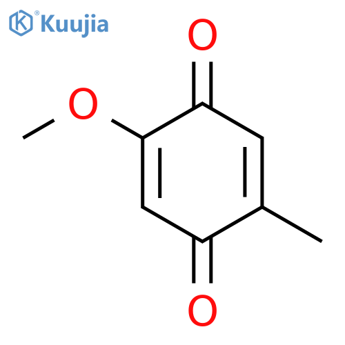 2-Methoxy-5-methyl-1,4-benzoquinone structure