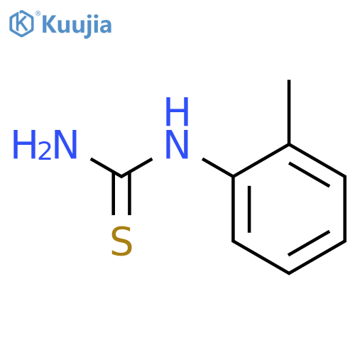 (2-methylphenyl)thiourea structure