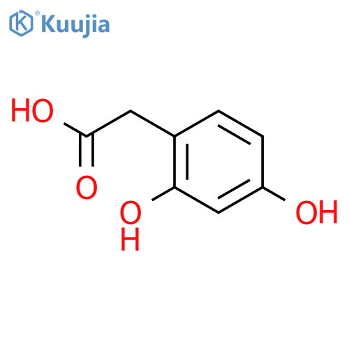 2-(2,4-Dihydroxyphenyl)acetic acid structure