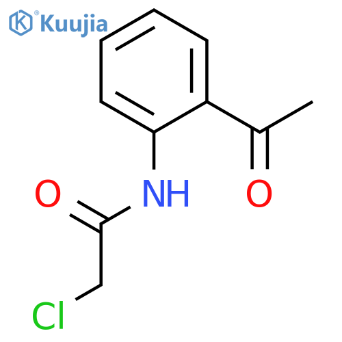 N-(2-acetylphenyl)-2-chloroacetamide structure
