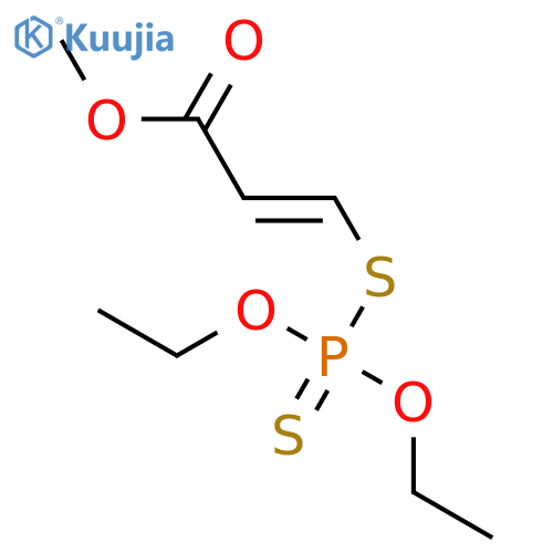 2-Propenoic acid, 3-[(diethoxyphosphinothioyl)thio]-, methyl ester, (Z)- structure