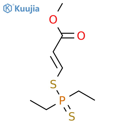 2-Propenoic acid, 3-[(diethylphosphinothioyl)thio]-, methyl ester, (Z)- structure