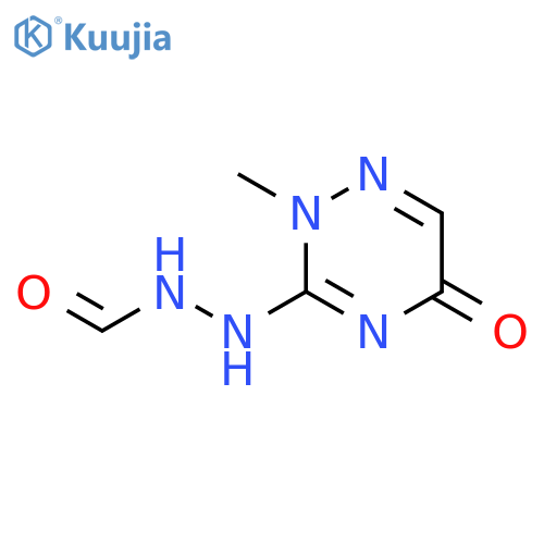 Hydrazinecarboxaldehyde,2-(2,5-dihydro-2-methyl-5-oxo-1,2,4-triazin-3-yl)- structure