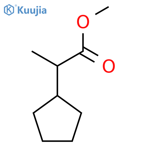 Methyl 2-cyclopentylpropanoate structure