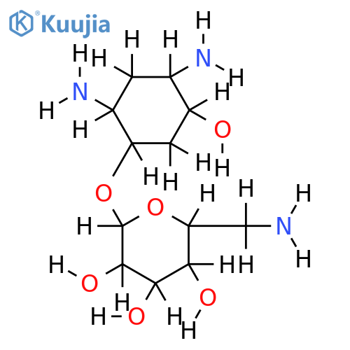 4-O-(6-Amino-6-deoxyglucopyranosyl)-2,5-dideoxystreptamine structure