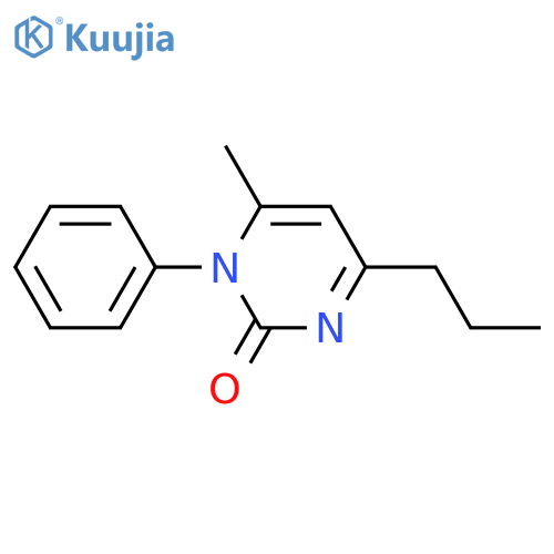 2(1H)-Pyrimidinone, 6-methyl-1-phenyl-4-propyl- structure