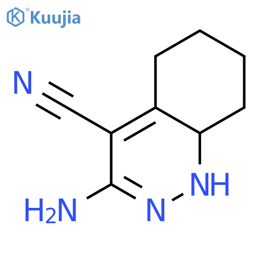 4-Cinnolinecarbonitrile, 3-amino-1,5,6,7,8,8a-hexahydro- structure