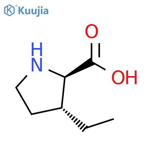 D-Proline, 3-ethyl-, (3R)-rel- structure