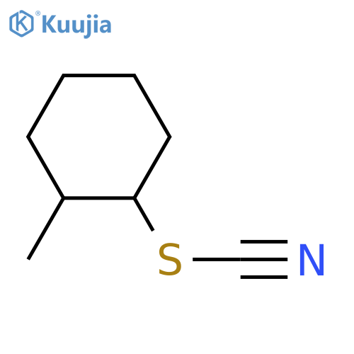 Thiocyanic acid, 2-methylcyclohexyl ester structure