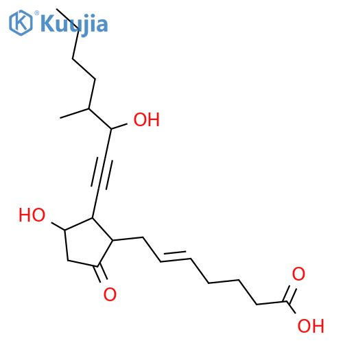Prost-5-en-13-yn-1-oicacid, 11,15-dihydroxy-16-methyl-9-oxo-, (5Z,11a,15S,16R)- (9CI) structure