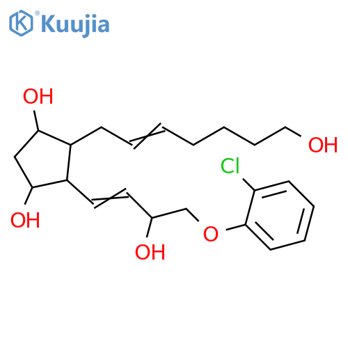 1,3-Cyclopentanediol, 4-[4-(2-chlorophenoxy)-3-hydroxy-1-buten-1-yl]-5-(7-hydroxy-2-hepten-1-yl)- structure