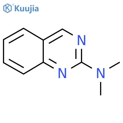 2-QUINAZOLINAMINE, N,N-DIMETHYL- structure
