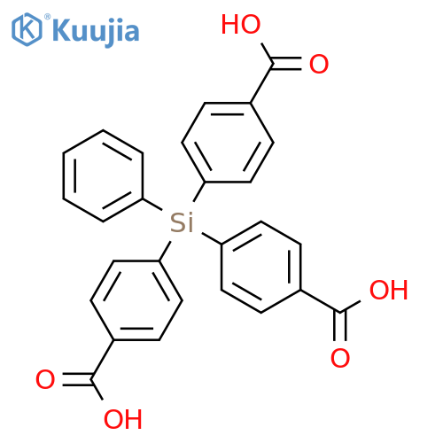 4,4',4''-(Phenylsilanetriyl)tribenzoic acid structure