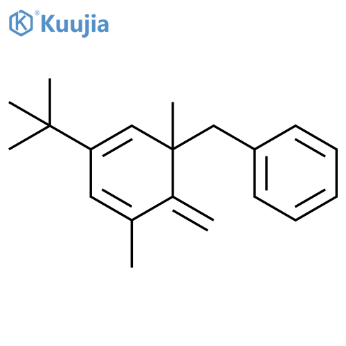 Benzene,[[3-(1,1-dimethylethyl)-1,5-dimethyl-6-methylene-2,4-cyclohexadien-1-yl]methyl]- structure