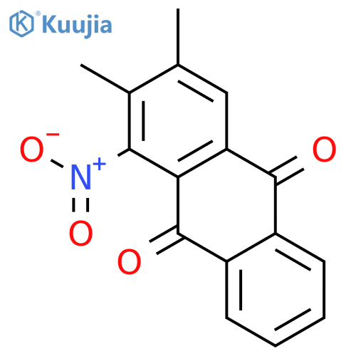9,10-Anthracenedione, 2,3-dimethyl-1-nitro- structure