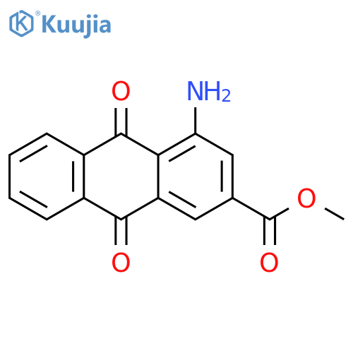 2-Anthracenecarboxylic acid, 4-amino-9,10-dihydro-9,10-dioxo-, methyl ester structure