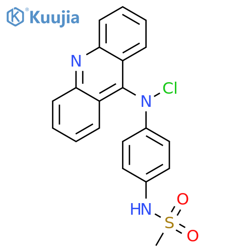 Methanesulfonamide, N-[4-(9-acridinylchloroamino)phenyl]- structure