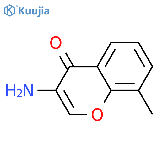 4H-1-Benzopyran-4-one, 3-amino-8-methyl- structure