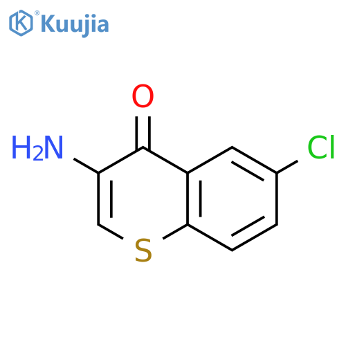 4H-1-Benzothiopyran-4-one, 3-amino-6-chloro- structure