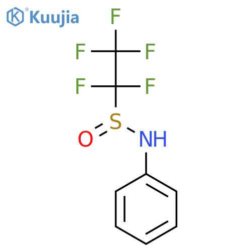Ethanesulfinamide, 1,1,2,2,2-pentafluoro-N-phenyl- structure