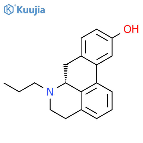 4H-Dibenzo[de,g]quinolin-10-ol, 5,6,6a,7-tetrahydro-6-propyl-, (R)- structure