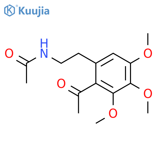 Acetamide, N-[2-(2-acetyl-3,4,5-trimethoxyphenyl)ethyl]- structure