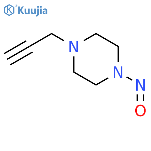 Piperazine, 1-nitroso-4-(2-propynyl)- structure