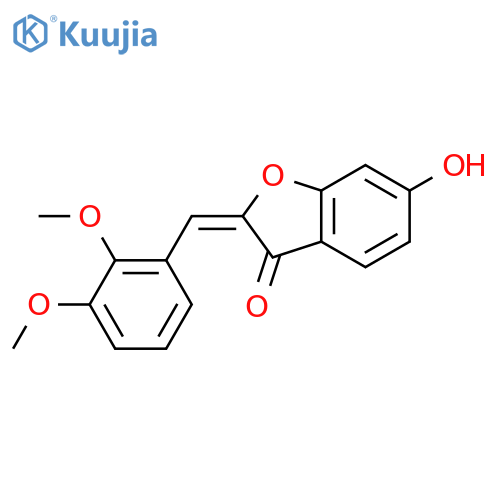 3(2H)-Benzofuranone, 2-[(2,3-dimethoxyphenyl)methylene]-6-hydroxy- structure