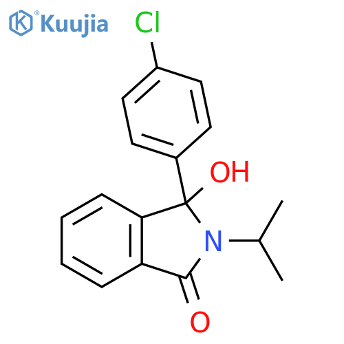 1H-Isoindol-1-one,3-(4-chlorophenyl)-2,3-dihydro-3-hydroxy-2-(1-methylethyl)- structure