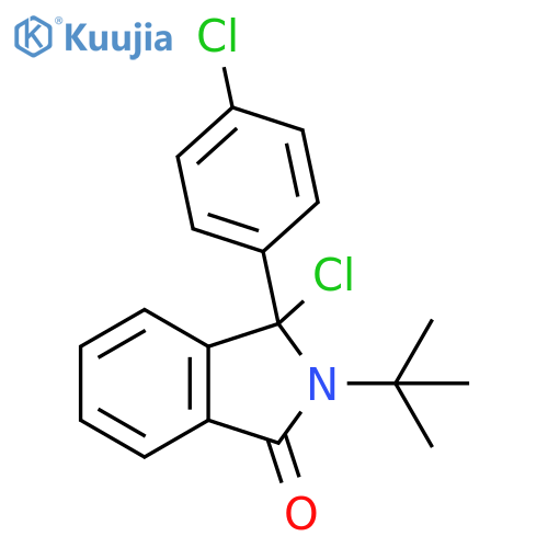 1H-Isoindol-1-one,3-chloro-3-(4-chlorophenyl)-2-(1,1-dimethylethyl)-2,3-dihydro- structure
