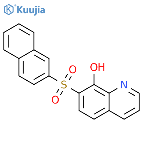 8-Quinolinol, 7-(2-naphthalenylsulfonyl)- structure