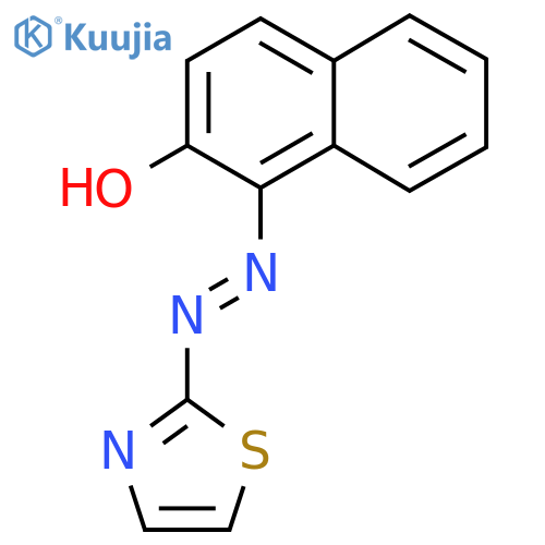 1-(2-Thiazolylazo)-2-naphthol structure