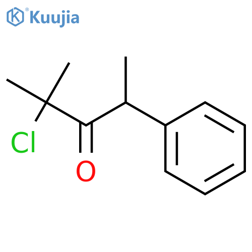 3-Pentanone, 2-chloro-2-methyl-4-phenyl- structure