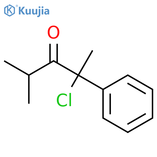 3-Pentanone, 2-chloro-4-methyl-2-phenyl- structure