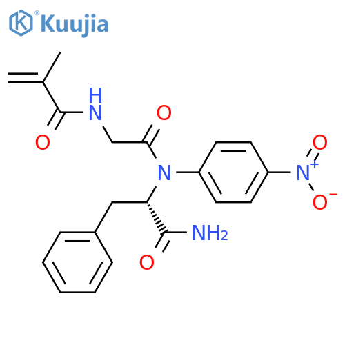L-Phenylalaninamide,N-(2-methyl-1-oxo-2-propenyl)glycyl-N-(4-nitrophenyl)- structure