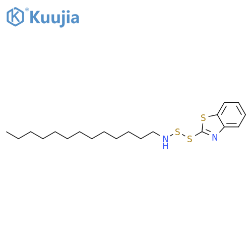 1-Tridecanamine, N-(2-benzothiazolyldithio)- structure